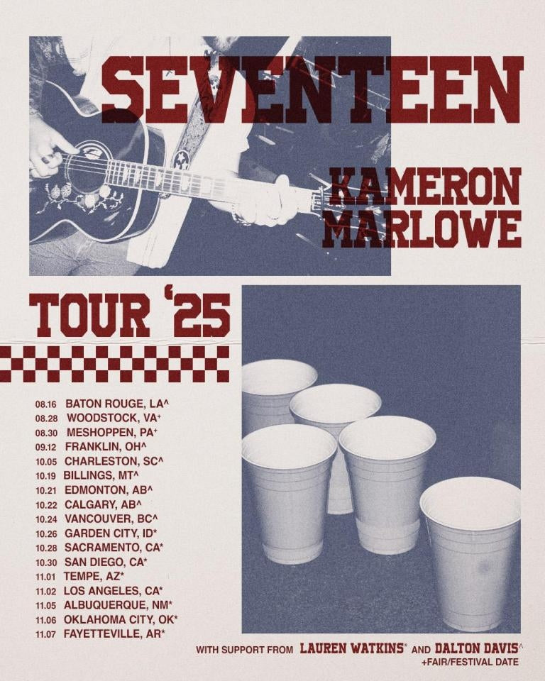 **KAMERON MARLOWE Concert Round Trip Shuttle Bus Taxi - Edmonton Oct 21
