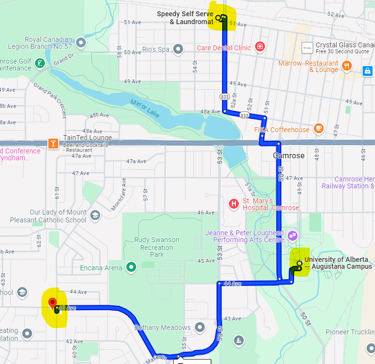 *Camrose Shuttle Service to Edmonton
