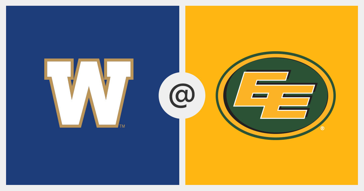 Edmonton Elks vs Winnipeg Blue Bombers Oct 11