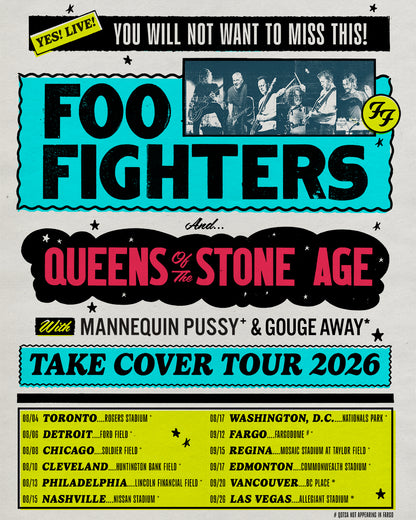 Camrose to Edmonton FOO FIGHTERS concert – September 17, 2026 | Horizon Charters